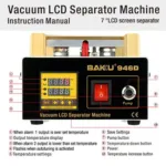 BAKU BK-946D LCD Separating Machine With Hot Plate & Suction - Image 2