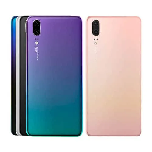 Genuine Huawei P20 Rear Back Glass / Battery Cover With Camera Lens & Flash Cover - 14 Day