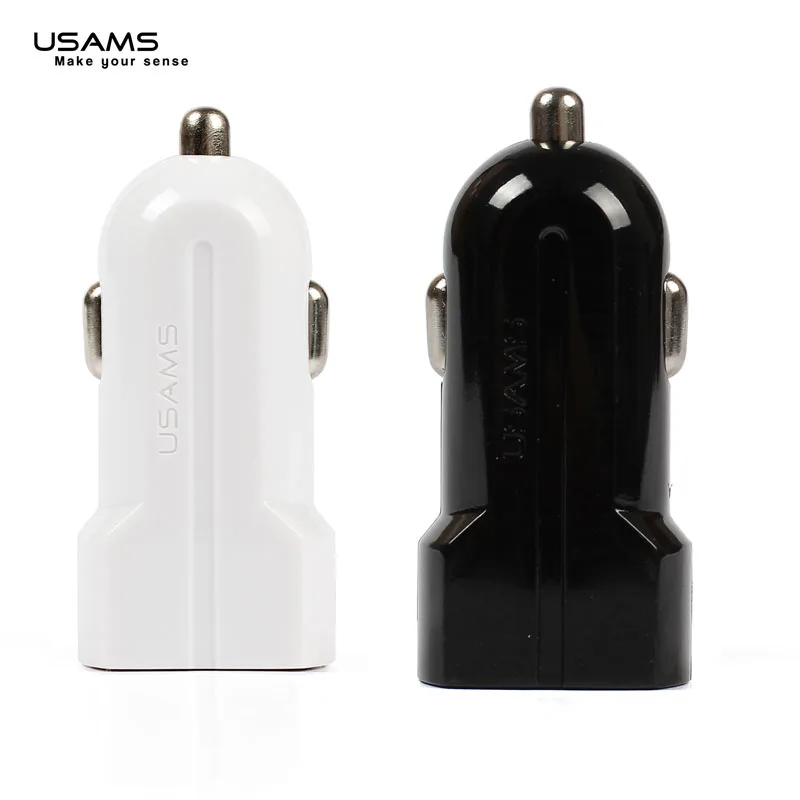 usamcar.jpg USAMS 3.1A Amp Dual Port Twin USB In Car Charger Adapter