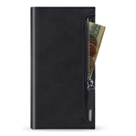 Bestie Zipper Diary Wallet Case Cover Purse