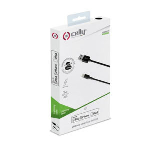 Celly MFI Certified 1 Metre Lightning Compact Cable