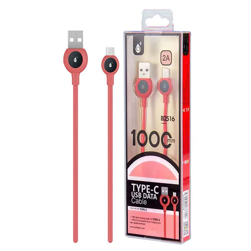 Type-C USB 2A Braided Fast Charging 1 Metre Charge / Data Sync Cable – Retail Packed - Image 3