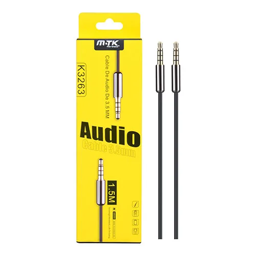 High Quality 3.5mm to 3.5mm 1.5 Metre Audio Aux Cable - K3263