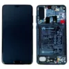Genuine Huawei P20 Pro LCD Screen & Touch Digitiser With Frame & Battery - Blue