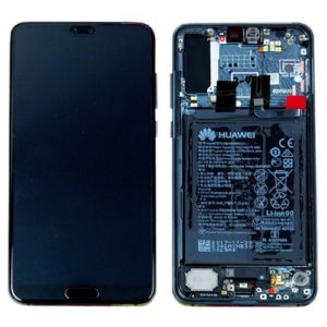 Genuine Huawei P20 Pro LCD Screen & Touch Digitiser With Frame & Battery - Blue