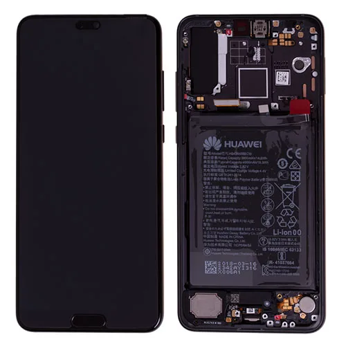 Genuine Huawei P20 Pro LCD Screen & Touch Digitiser With Frame & Battery - 14 Day