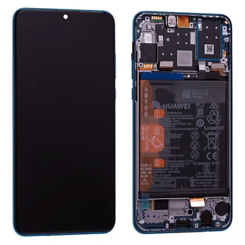Genuine Huawei P30 Lite LCD Screen & Touch Digitiser With Frame & Battery - 14 Day