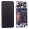 Genuine Huawei P30 Lite LCD Screen & Touch Digitiser With Frame & Battery - White