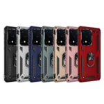 Samsung Galaxy S20 Ultra Hybrid Dual-Layer Armour Case With Magnetic Ring Stand