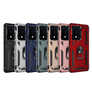 Samsung Galaxy S20 Ultra Hybrid Dual-Layer Armour Case With Magnetic Ring Stand