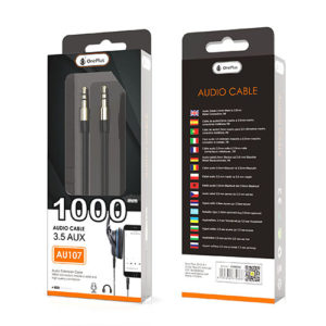High Quality 3.5mm to 3.5mm 1 Metre Audio Aux Cable - AU107