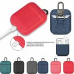 Apple AirPods Canvas Case Protective Cover With Hanger