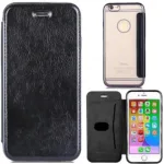 iPhone 7 / 8 / SE 2020 Luxury Slim Leather & TPU Gel Wallet Case - Image 4