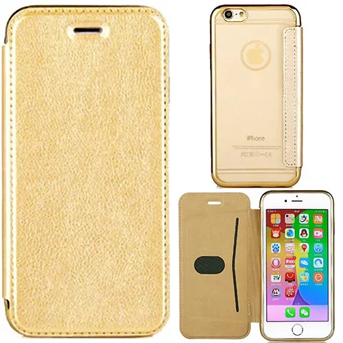 iPhone 7 / 8 / SE 2020 Luxury Slim Leather & TPU Gel Wallet Case - Image 5