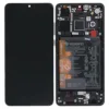 Genuine Huawei P30 LCD Screen & Touch Digitiser With Frame & Battery - Black