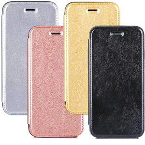 iPhone 7 Luxury Slim Leather & TPU Gel Wallet Case