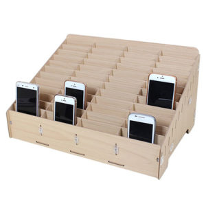 The Woody Mobile Phone Repair Storage Box - 48 Phones