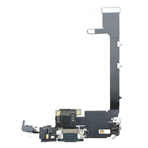 iPhone 11 Pro Max OEM Charging Port Flex Cable & Microphones - Black