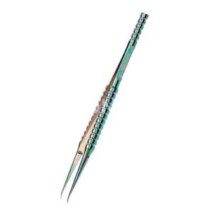 2UUL Curved Head / Tip Titanium Alloy Ultra Precise Tweezer