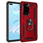 Huawei P40 Pro Hybrid Dual-Layer Armour Case With Magnetic Ring Stand - Image 2