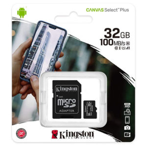 Kingston Micro SD SDHC Memory Card Class 10 32GB 100 MB/S