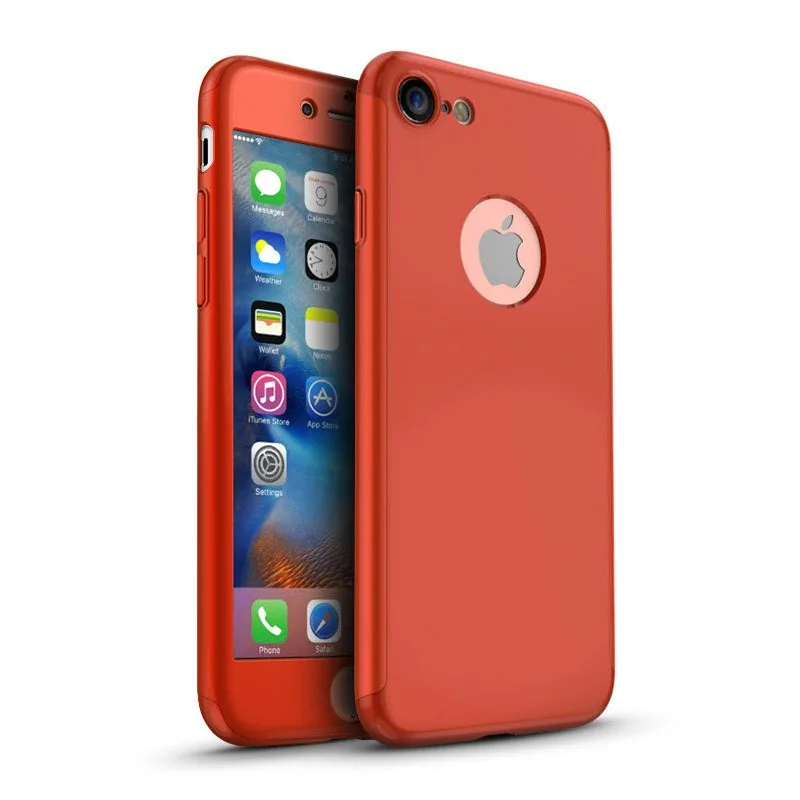 iPhone SE 2020 / 7 / 8 360º Ultra Thin Hard Hybrid Case & Tempered Glass - Image 6