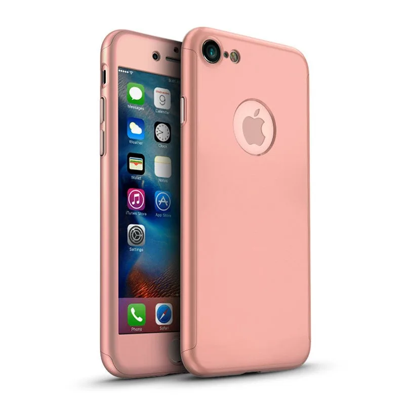iPhone SE 2020 / 7 / 8 360º Ultra Thin Hard Hybrid Case & Tempered Glass - Image 5