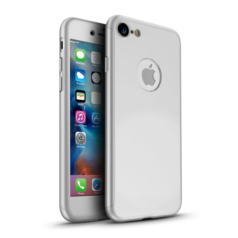iPhone SE 2020 / 7 / 8 360º Ultra Thin Hard Hybrid Case & Tempered Glass - Image 4
