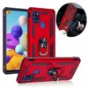 Samsung A217 Galaxy A21S Hybrid Dual-Layer Armour Case With Magnetic Ring Stand