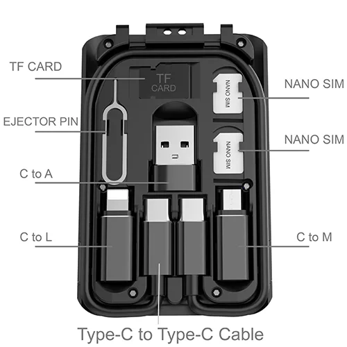 budi 6 in 1 Multi-Functional Box With Wireless Charger - Image 3