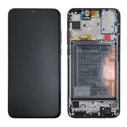 Genuine Honor 10 Lite LCD Screen & Touch Digitiser With Frame & Battery - 14 Day - Black