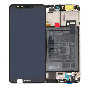 Genuine Huawei Y9 2018 LCD Screen & Touch Digitiser With Frame & Battery - Black
