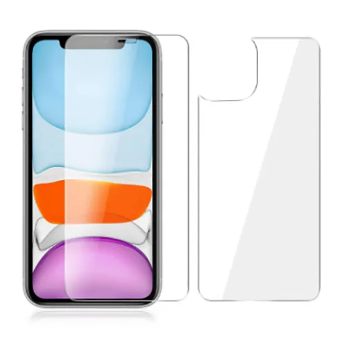 iPhone 11 Front & Back Tempered Glass Screen Protector