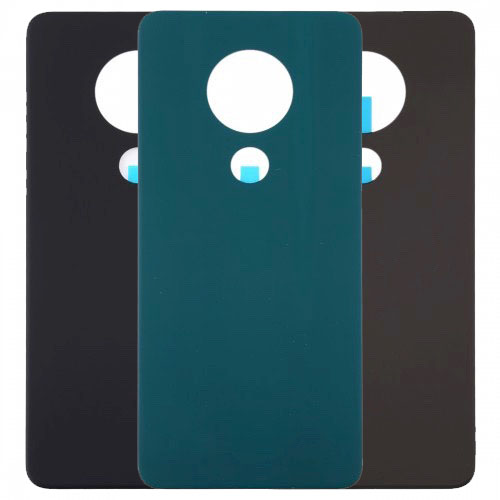 Nokia 7.2 rear back glass / battery cover with camera lens. High quality replacement back.