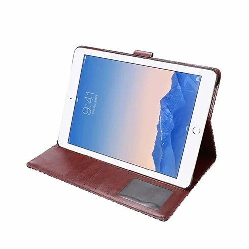 iPad Leopard Print Folio Wallet Case With Card Slots - All Models - Image 3
