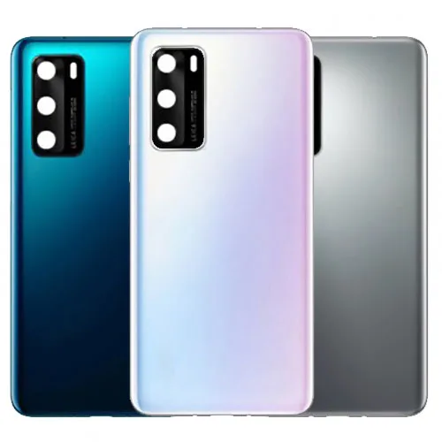 p40backcomplete.jpg Huawei P40 Rear / Back Glass Battery Cover With Camera Lens