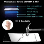 Ceramic Flexible 3D Oleophobic Shatterproof Film Screen Protector - All Samsung Inc. S21 - Image 2