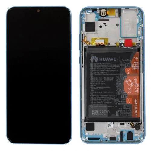 Genuine Honor 10 Lite LCD Screen & Touch Digitiser With Frame & Battery - 14 Day - Blue