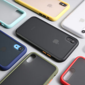 iPhone Frosted Matte Transparent Hard Back Case