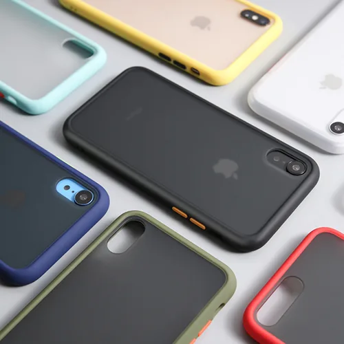 iPhone Frosted Matte Transparent Hard Back Case
