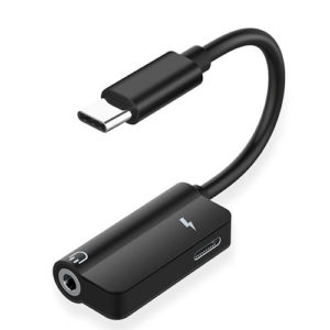 Type-C 2in1 Power & 3.5mm Handsfree Adapter