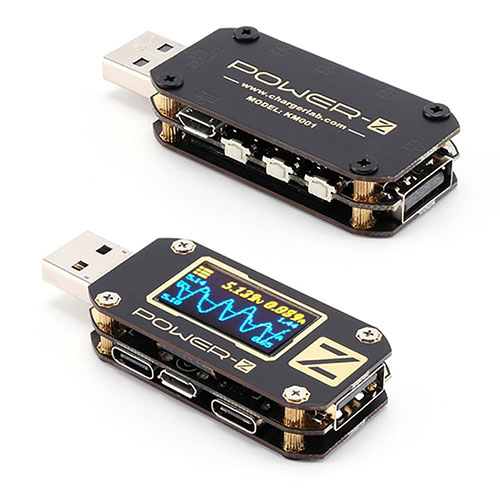 POWER-Z KM001 Pro USB Current Voltage Tester Meter Type-C QC3.0 PD