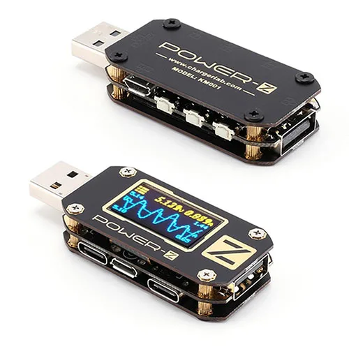 POWER-Z KM001 Pro USB Current Voltage Tester Meter Type-C QC3.0 PD