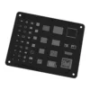 Wylie Black iPhone 5, 6, 7, 8, X, XS, 11 / 11 Pro / 11 Pro Max BGA Re-Balling Stencil Template