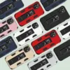 Hybrid Dual-Layer Armour Case With Magnetic Kick Stand - iPhone