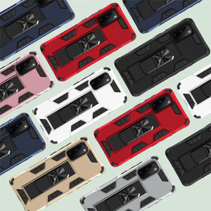 Hybrid Dual-Layer Armour Case With Magnetic Kick Stand - Samsung