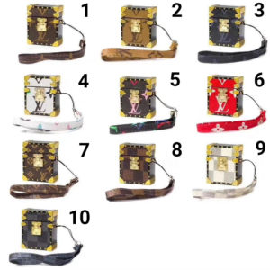 Designer Fashion Airpod 1 & 2 Case / Cover With Wrist Strap