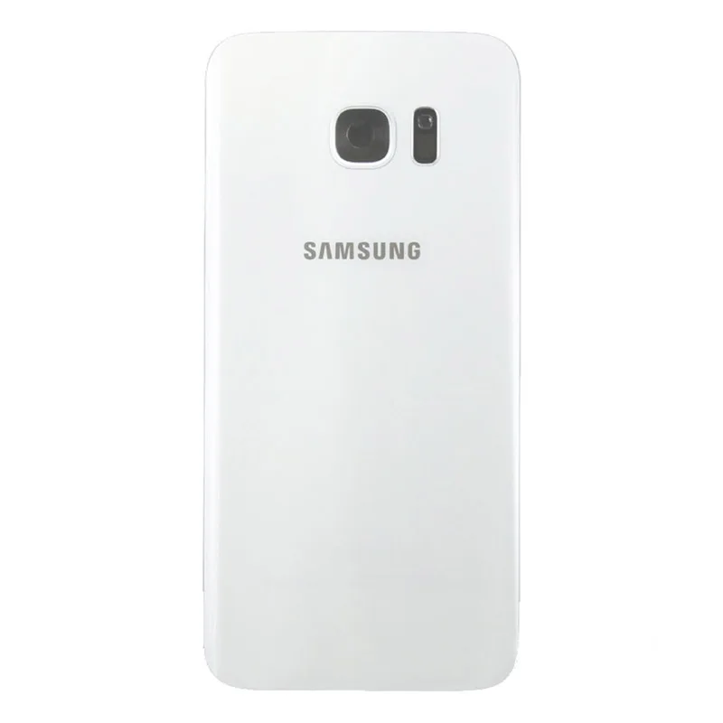 GH82-11346D.jpg Genuine Samsung G935 Galaxy S7 Edge Rear Back Glass / Battery Cover With Camera Lens - White