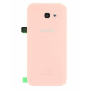 Genuine Samsung A520 Galaxy A5 2017 Rear Back Glass / Battery Cover With Camera Lens - Pink