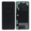 Genuine Samsung G975 Galaxy S10+ Rear Back Glass / Battery Cover With Camera Lens - Black